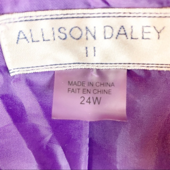 ALLISON DALEY LIGHTWEIGHT JACKET (lined).EUC SZ 24 - Picture 2 of 6